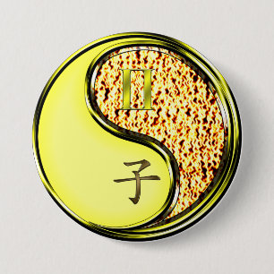 Gemini & Fire Rat 7.5 Cm Round Badge