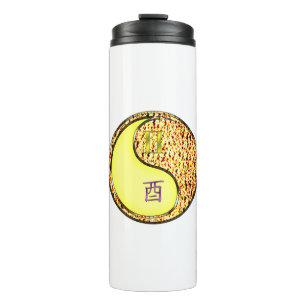 Gemini & Fire Rooster Thermal Tumbler
