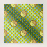 Gemini & Fire Snake Jigsaw Puzzle<br><div class="desc">For those born under the sign of Gemini in the Year of the Fire Snake.</div>