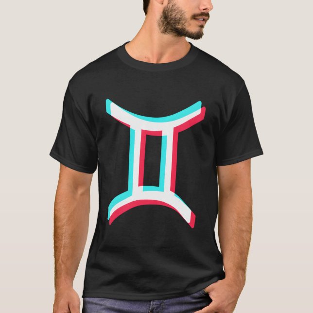 Gemini For And Zodiac Gemini T-Shirt (Front)
