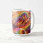Gemini generated cascading sheer rainbow ribbon