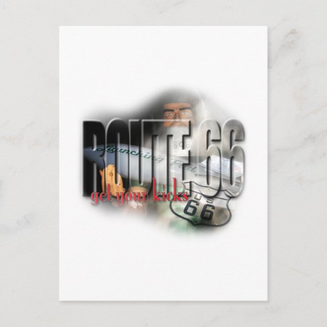 Gemini Giant - Route 66 Postcard (Front)