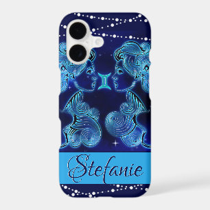 Gemini in Dark Blue
