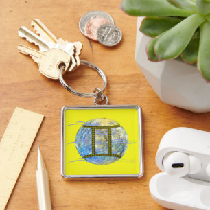 Gemini Keychain