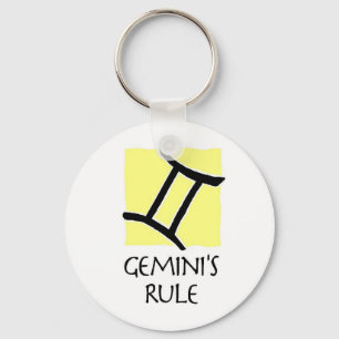 Gemini keychain