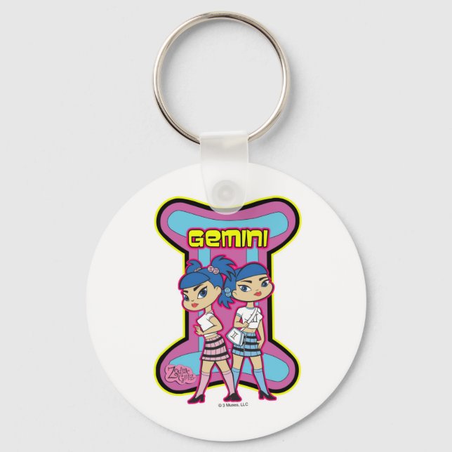 Gemini Keychain (Front)