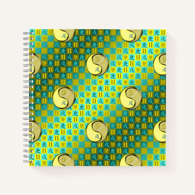 Gemini & Metal Dog Notebook (Front)