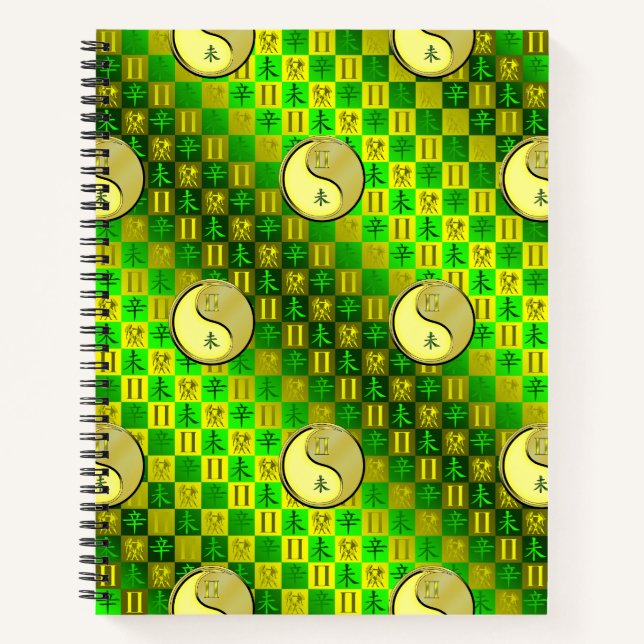 Gemini & Metal Goat Notebook (Front)