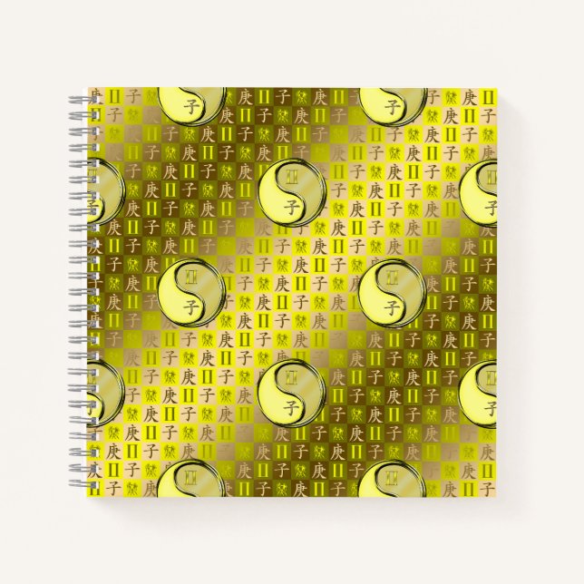 Gemini & Metal Rat Notebook (Front)