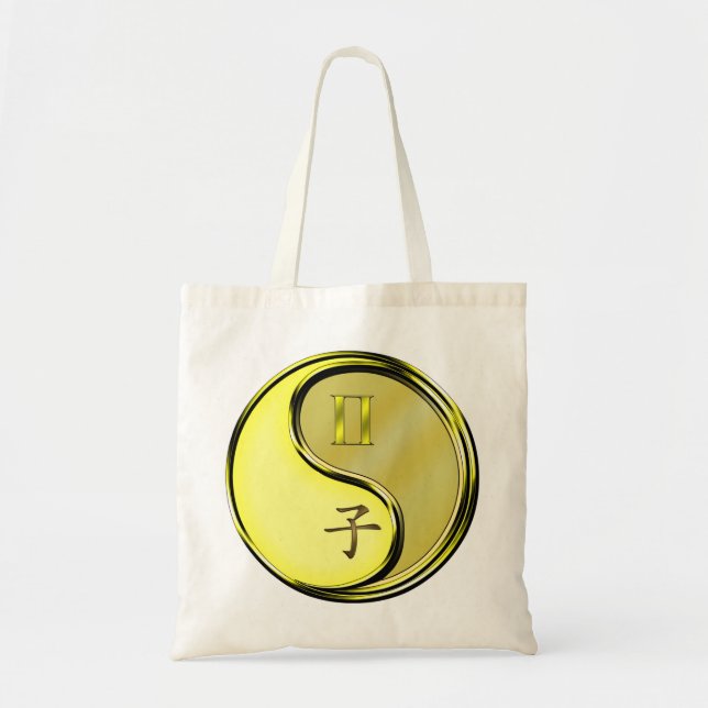 Gemini & Metal Rat Tote Bag (Front)