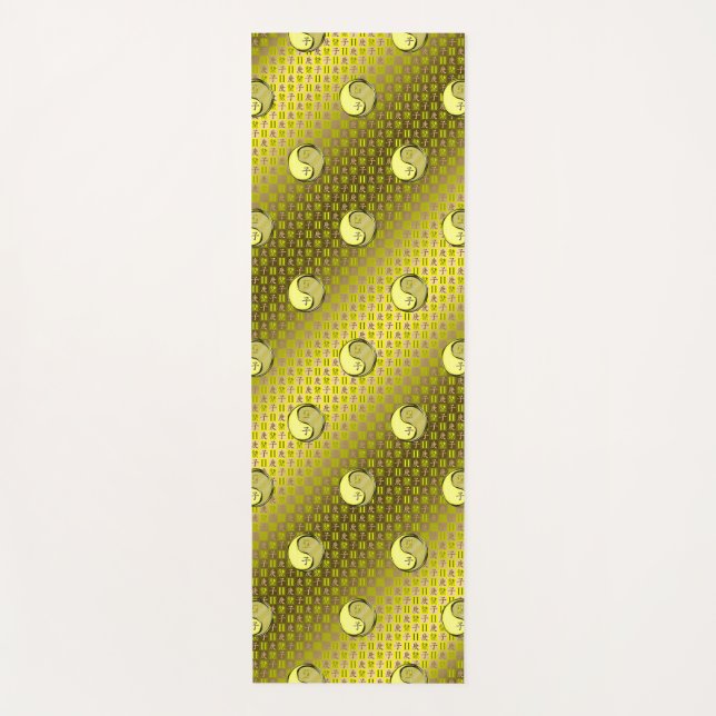 Gemini & Metal Rat Yoga Mat (Front)