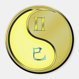 Gemini & Metal Snake Magnet