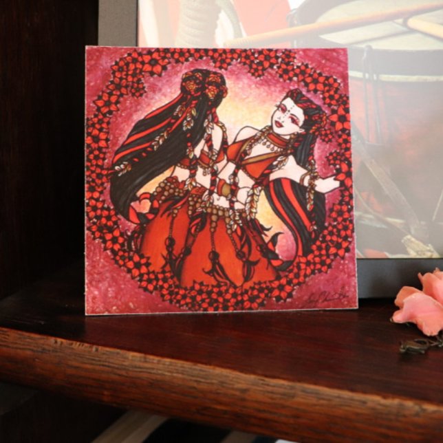 Gemini Original Belly Dance Art Poster (Creator Uploaded)