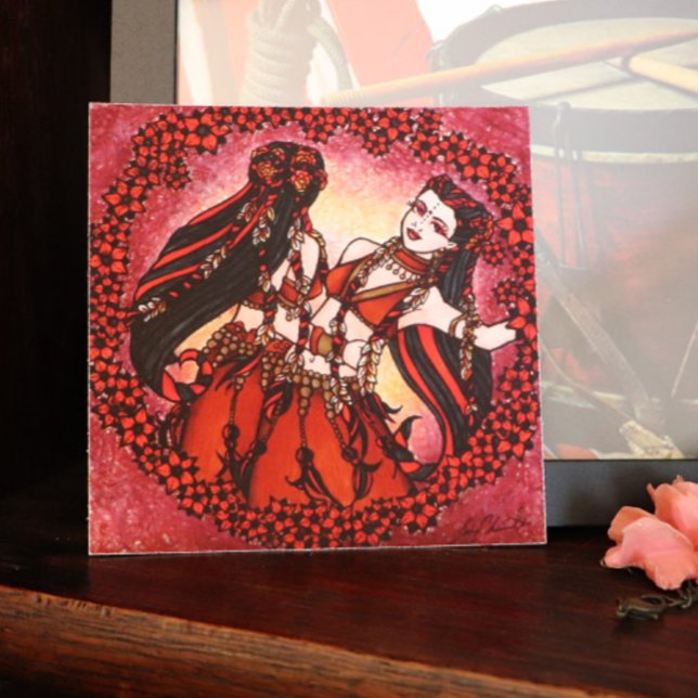 Gemini Original Belly Dance Art Poster (Creator Uploaded)