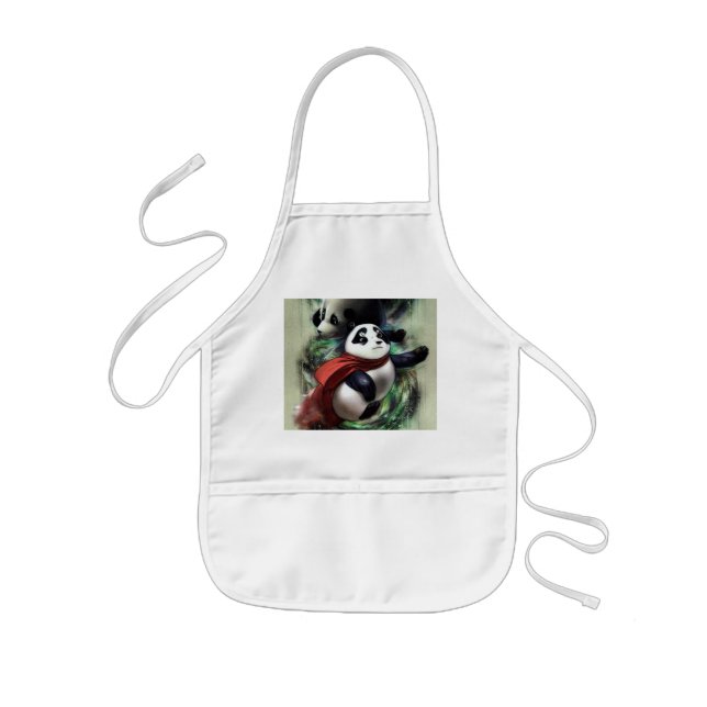 Gemini Panda- Kids Apron (Front)