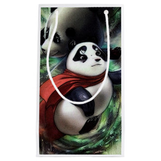 Gemini Panda- Small Gift Bag