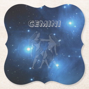 Gemini Paper Coaster