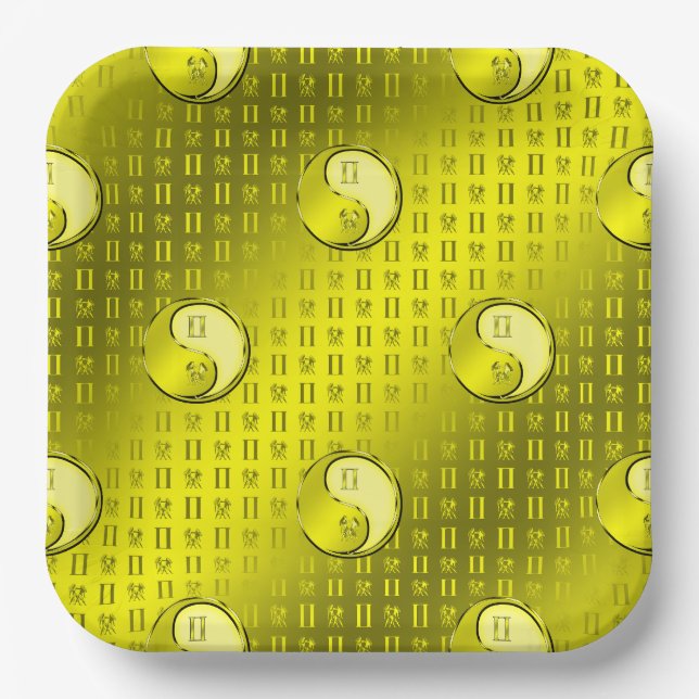 Gemini Paper Plate (Front)