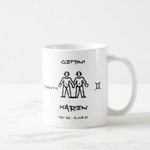Gemini Personalised Coffee Mug