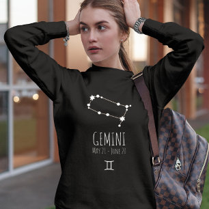 Gemini   Personalised Zodiac Constellation Sweatshirt