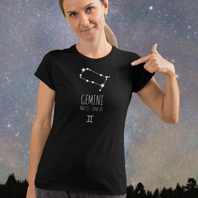 Gemini | Personalised Zodiac Constellation T-Shirt (Creator Uploaded)