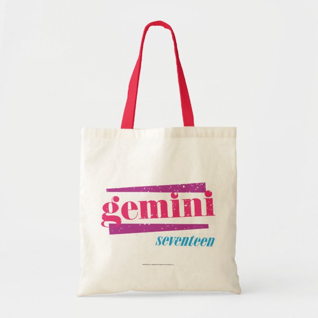 Gemini Pink Tote Bag (Front)