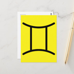 Gemini Postcard