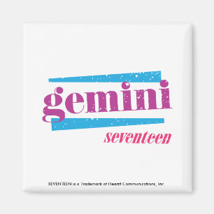 Gemini Purple Magnet