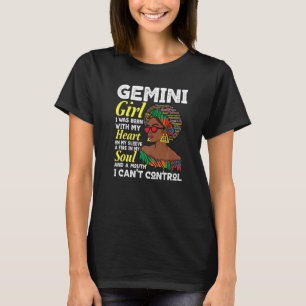 Gemini Queen May Or June Birthday Zodiac Sign Gemi T-Shirt