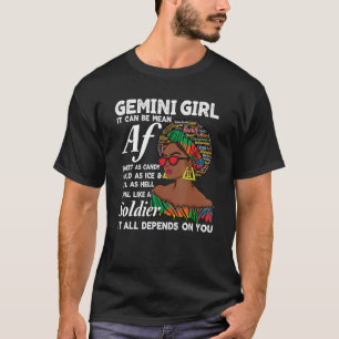 Gemini Queen May Or June Birthday Zodiac Sign Gemi T-Shirt