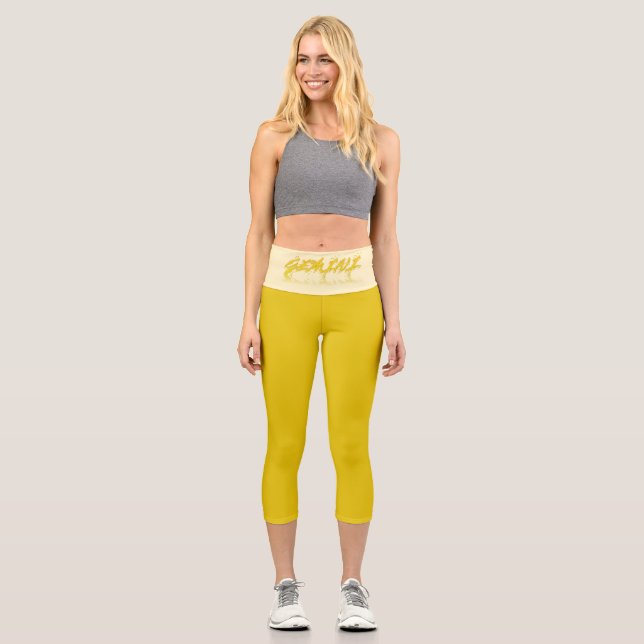 Gemini Reflection Capri Leggings (Front)