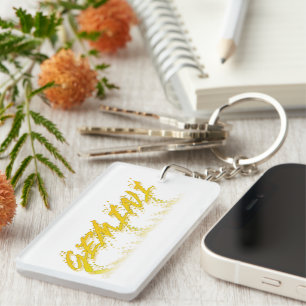Gemini Reflection Key Ring