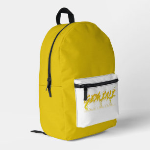Gemini Reflection Printed Backpack