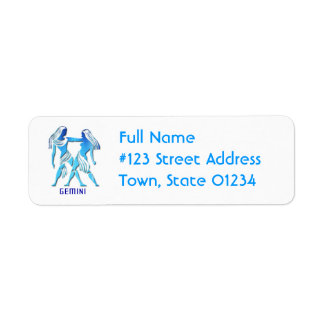 Gemini Return Address Mailing Label