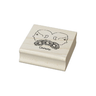 Gemini Rubber Stamp