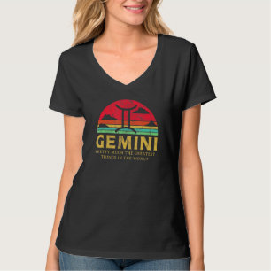 Gemini Sign Greatest Thing Retro Star Sign Zodiac  T-Shirt
