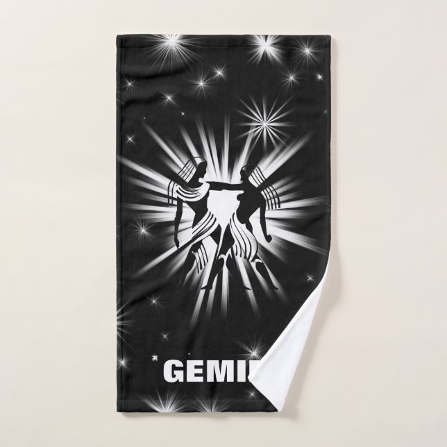 Gemini sign hand towel (Hand Towel)