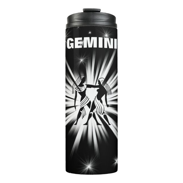Gemini sign thermal tumbler (Front)