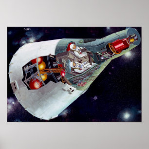 Gemini Spacecraft Poster