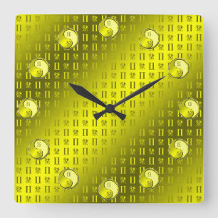 Gemini Square Wall Clock