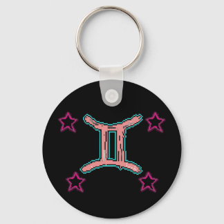 GEMINI Stars Key Ring