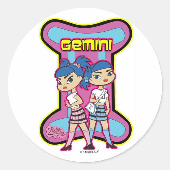 Gemini Stickers (Front)