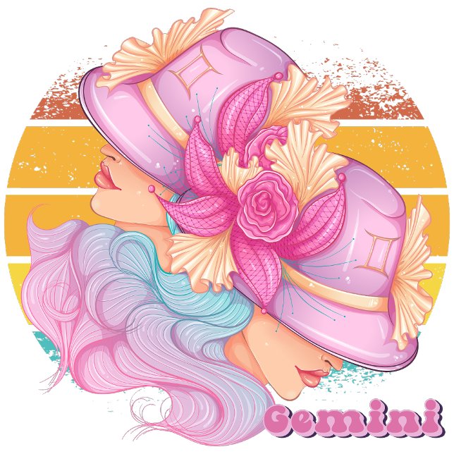 Gemini  sweatshirt (Gemini (May 21 - June 20):
"Twice the Fun, Geminis on the Run!")