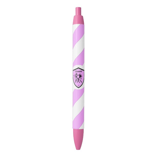 Gemini symbol       black ink pen (Front Vertical)