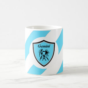 Gemini symbol coffee mug