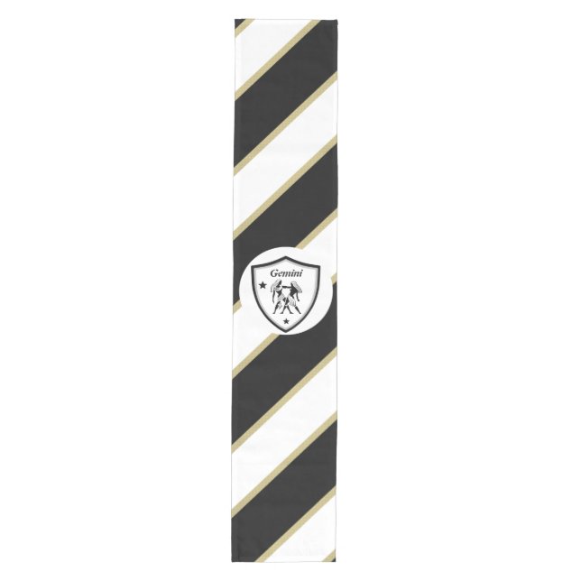 Gemini symbol        medium table runner (Front)