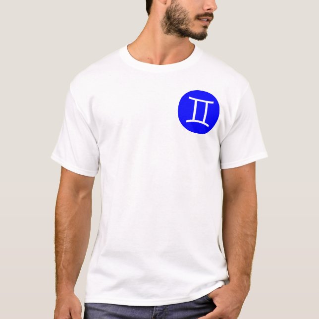 Gemini Symbol - Pocket T-Shirt (Front)