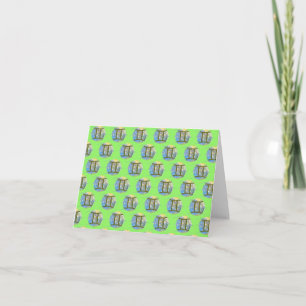 Gemini Thank You Card