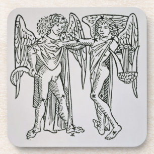 Gemini (the Twins) an illustration from the 'Poeti Coaster