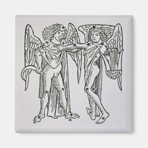 Gemini (the Twins) an illustration from the 'Poeti Magnet